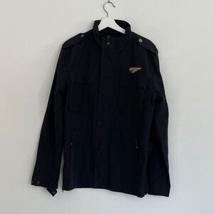 Troy Lee‎ Designs Mens Black Field Jacket Utility Moto Mesh Lined Large